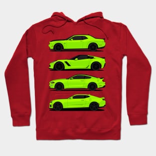 AMERICAN MUSCLE LIME Hoodie